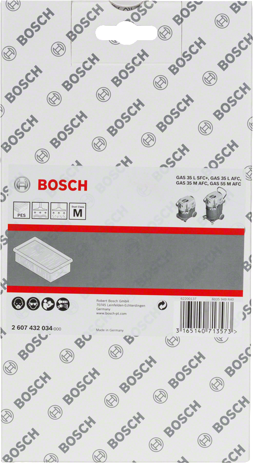 Bosch聚酯纖維扁平褶皺除塵器過濾器。